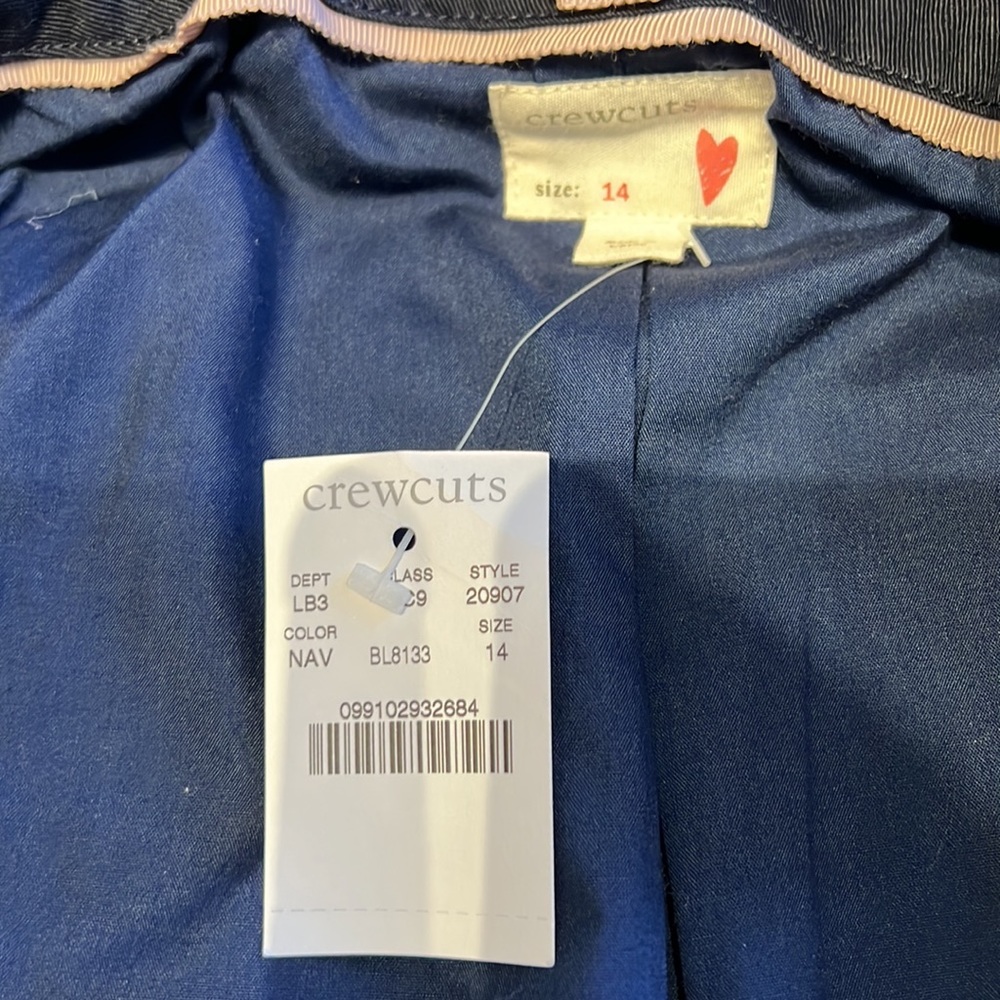 NWT Girls Ruffle Blue Coat Size 14! - Picture 3 of 6